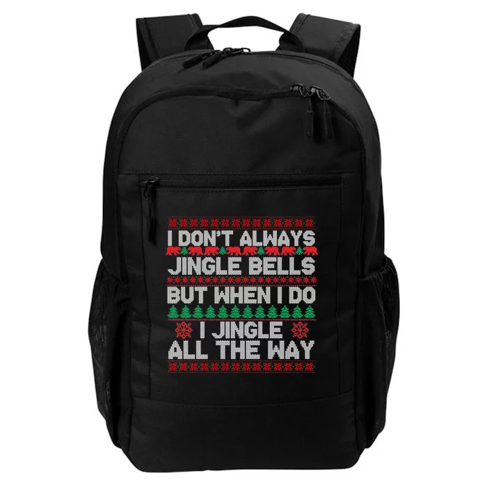 Jingle Bells All The Way Daily Commute Backpack