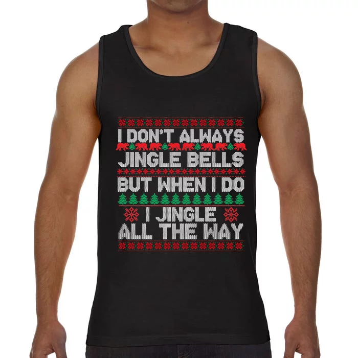 Jingle Bells All The Way Comfort Colors® Tank Top