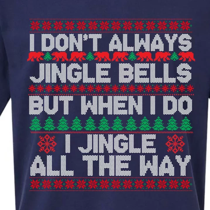 Jingle Bells All The Way Sueded Cloud Jersey T-Shirt