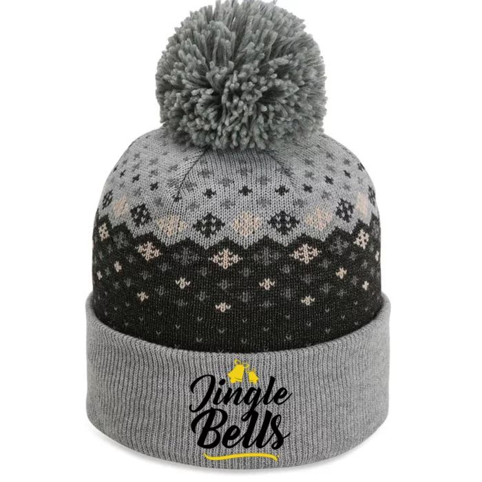 Jingle Bells Classic Christmas The Baniff Cuffed Pom Beanie