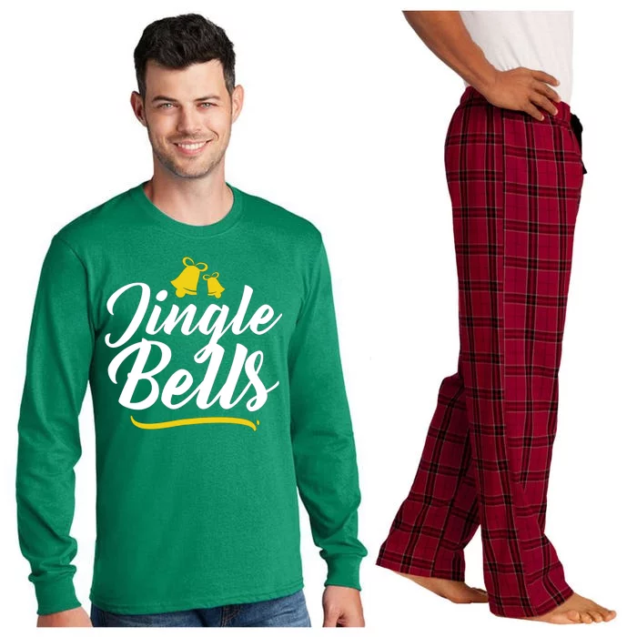 Jingle Bells Classic Christmas Long Sleeve Pajama Set