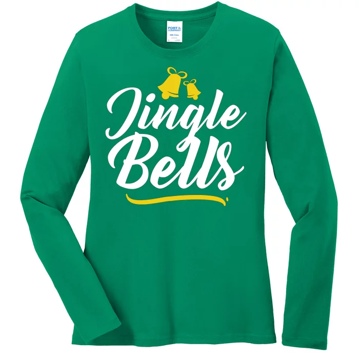 Jingle Bells Classic Christmas Ladies Long Sleeve Shirt