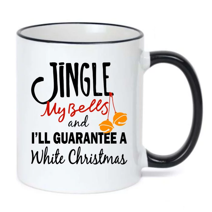 Jingle My Bells For White Christmas Black Color Changing Mug