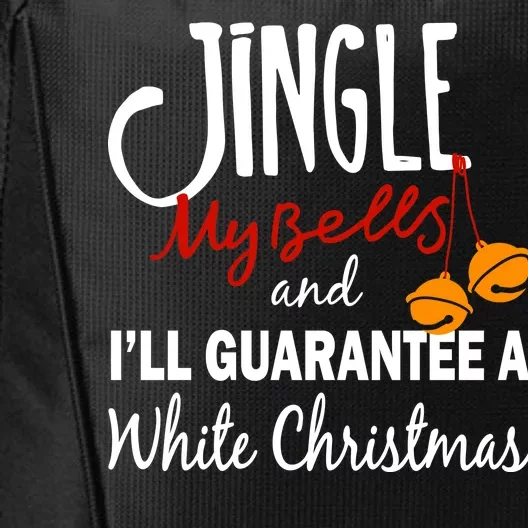 Jingle My Bells For White Christmas City Backpack