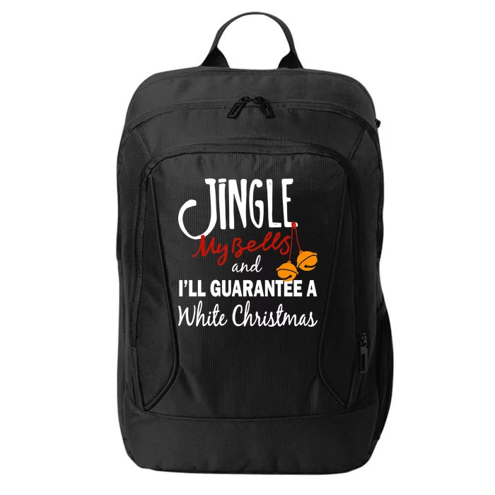 Jingle My Bells For White Christmas City Backpack