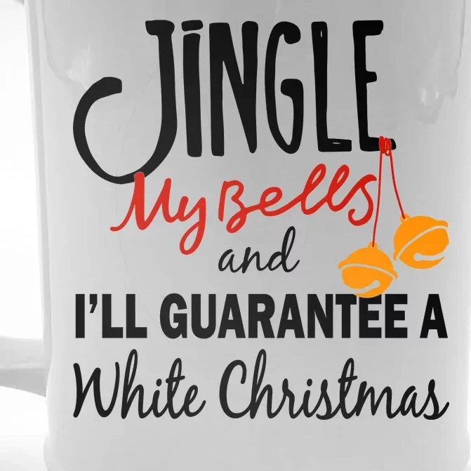 Jingle My Bells For White Christmas Front & Back Beer Stein