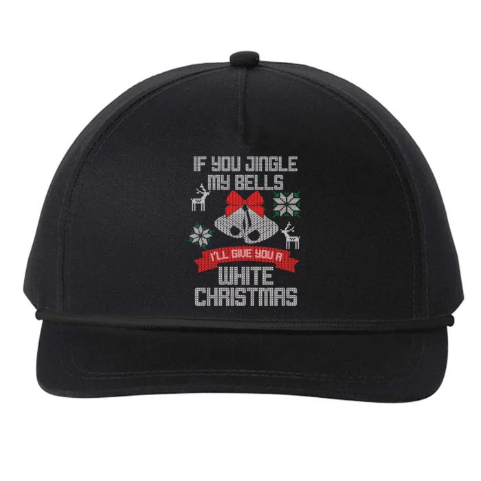 Jingle My Bells X-Mas Ugly Christmas Snapback Five-Panel Rope Hat