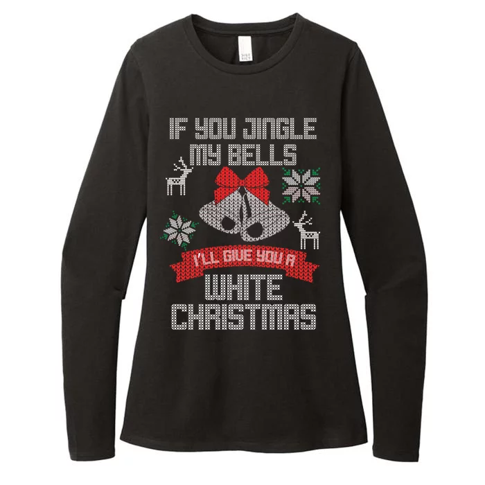 Jingle My Bells X-Mas Ugly Christmas Womens CVC Long Sleeve Shirt