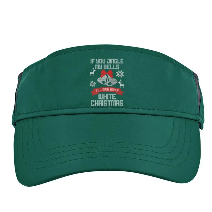 Jingle My Bells X-Mas Ugly Christmas Adult Drive Performance Visor