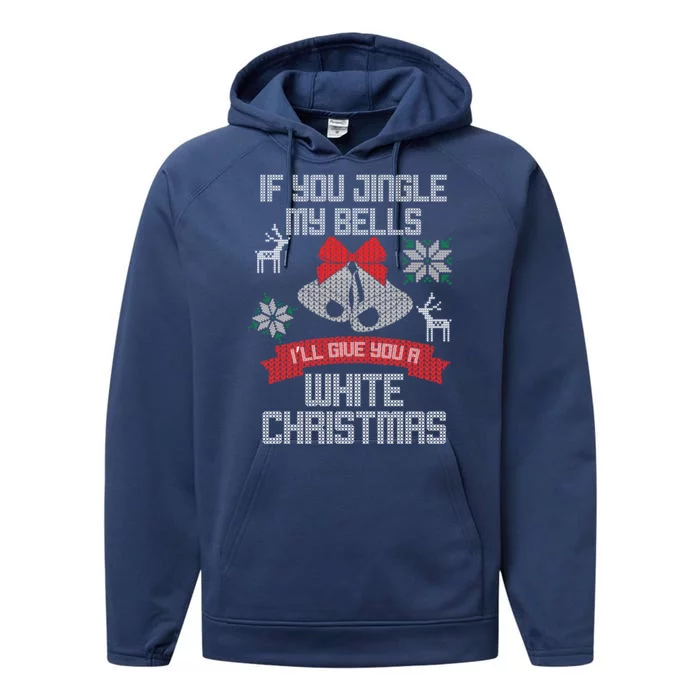 Jingle My Bells X-Mas Ugly Christmas Performance Fleece Hoodie