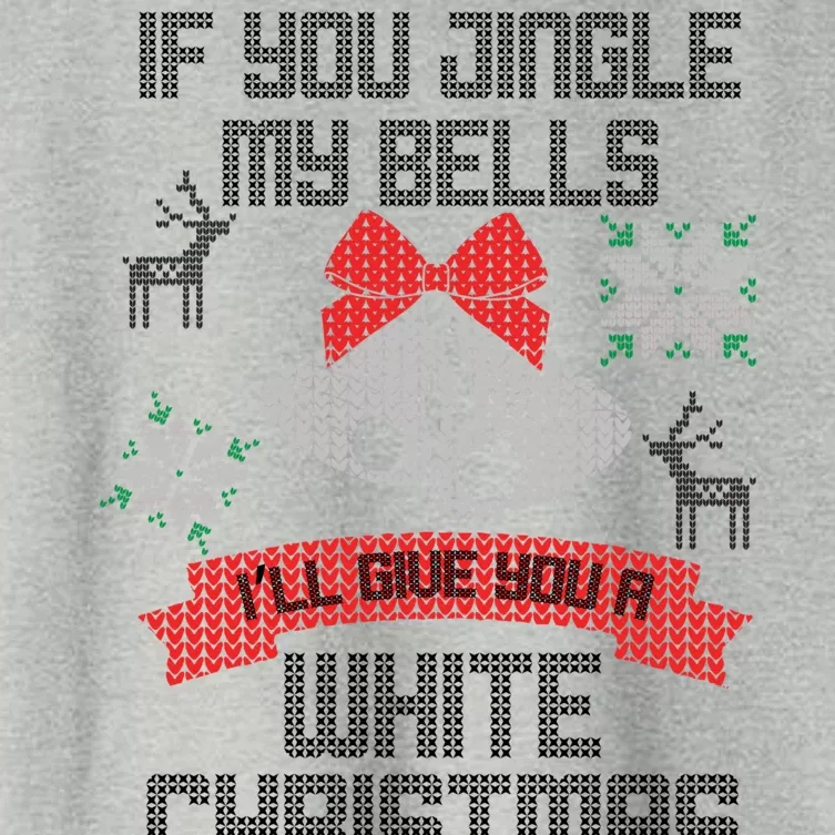 Jingle My Bells X-Mas Ugly Christmas Women's Crop Top Tee