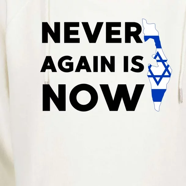 Jewish Israel Pride Am Yisrael Chai Never Again Is Now Womens Funnel Neck Pullover Hood