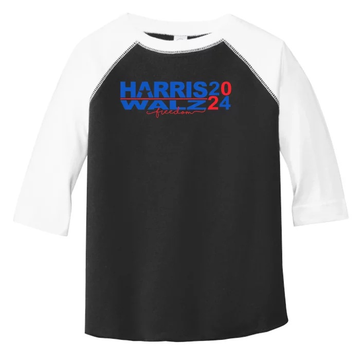 Joshee In Real Life Harris Walz 2024 Toddler Fine Jersey T-Shirt