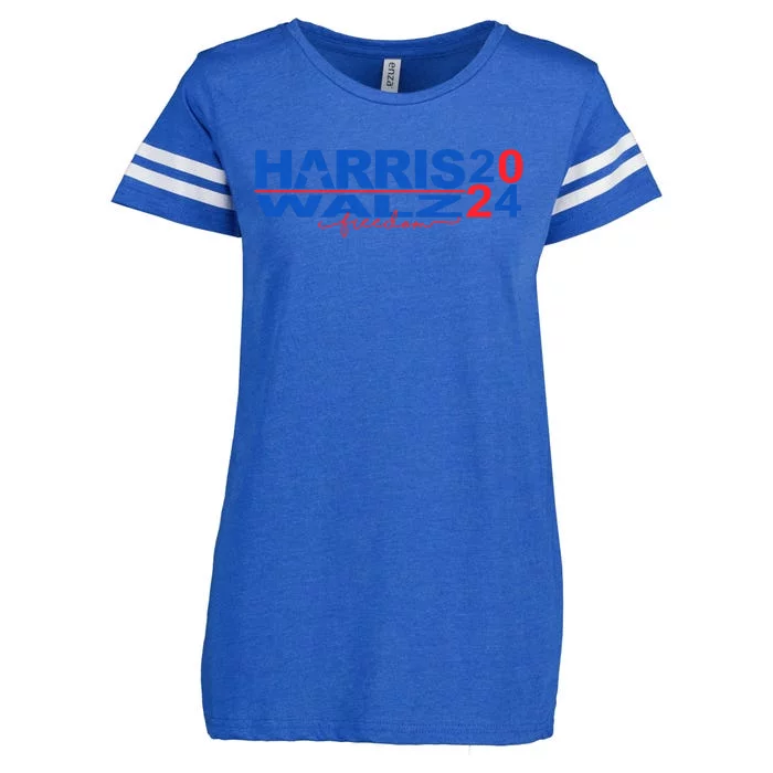 Joshee In Real Life Harris Walz 2024 Enza Ladies Jersey Football T-Shirt