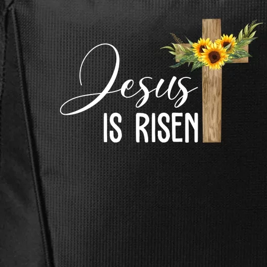 Jesus Is Risen Sunflower Cross Easter City Backpack