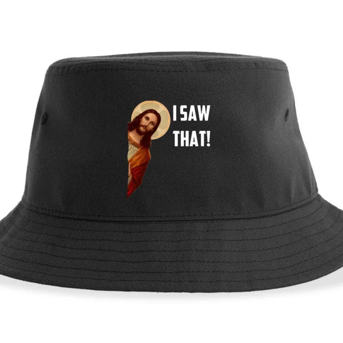 Jesus I Saw That Sustainable Bucket Hat