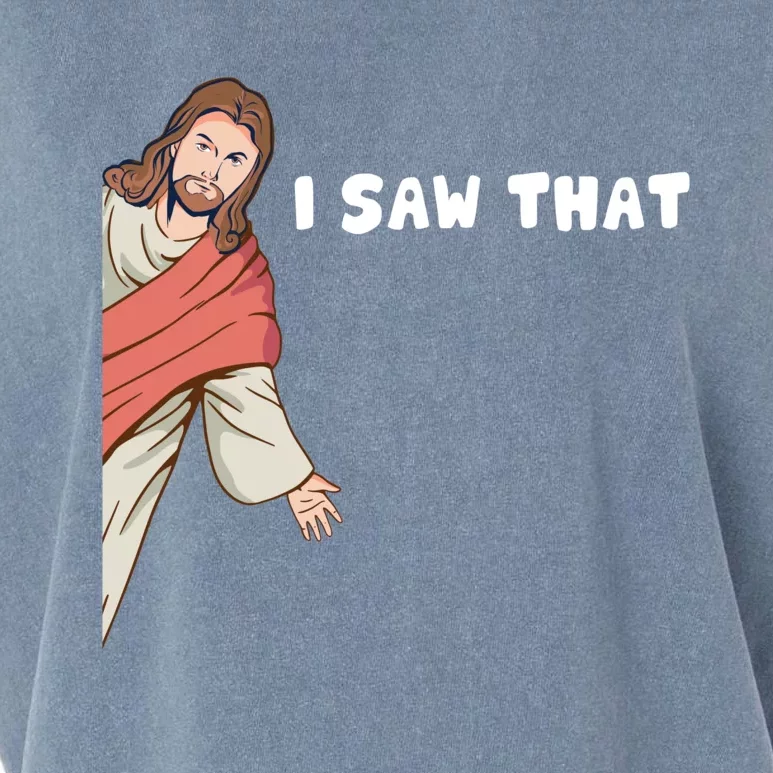 Jesus I Saw That Garment-Dyed Women's Muscle Tee