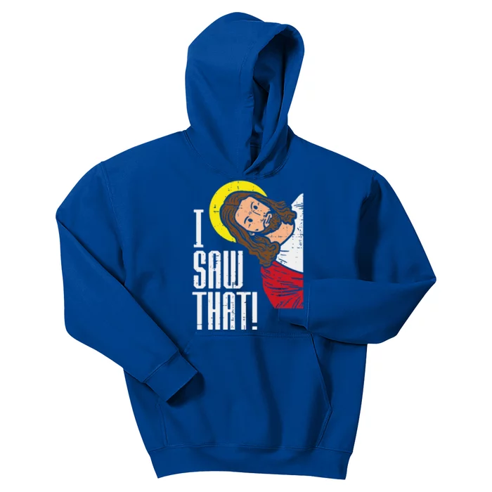 Jesus I Saw That Religious God Faith Christian Kids Hoodie