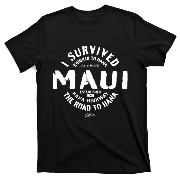 JCombs: I Survived The Road To Hana (Hana Highway) Maui T-Shirt