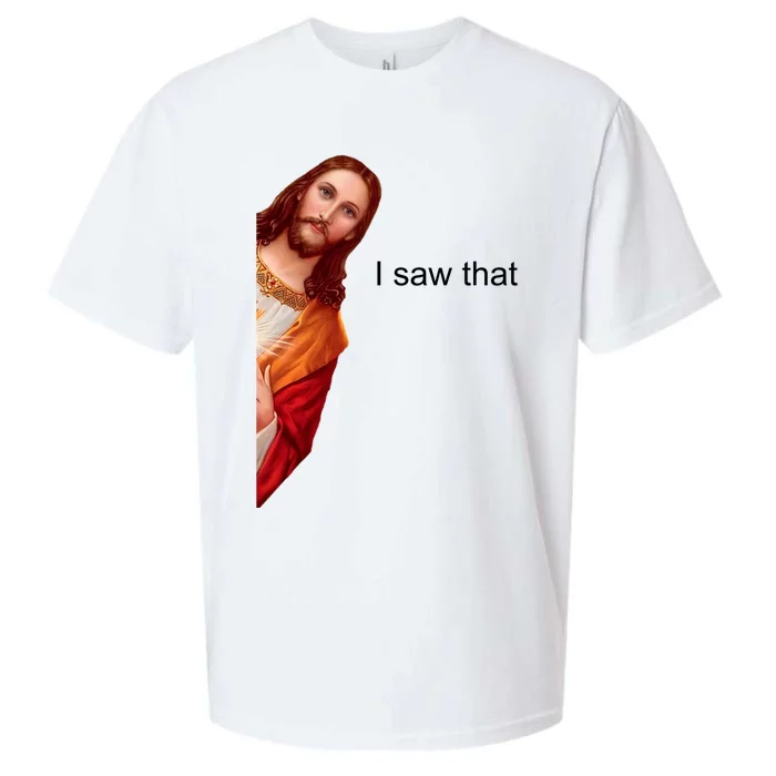 Jesus I Saw That Meme Sueded Cloud Jersey T-Shirt