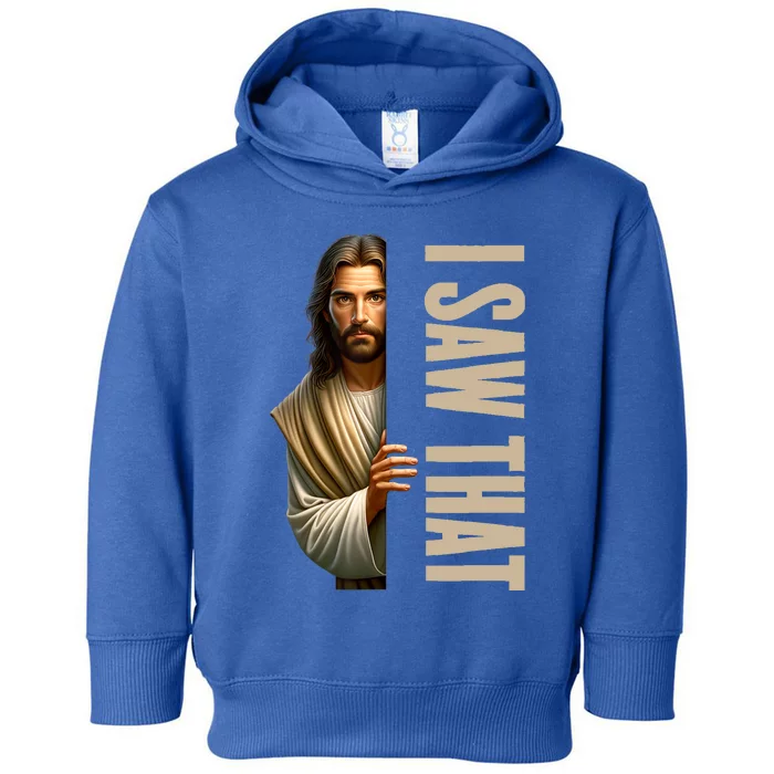 Jesus I Saw That Funny Toddler Hoodie