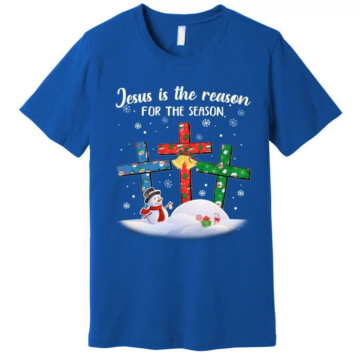 Jesus Is The Reason For The Season Christian Christmas Xmas Great Gift Premium T-Shirt