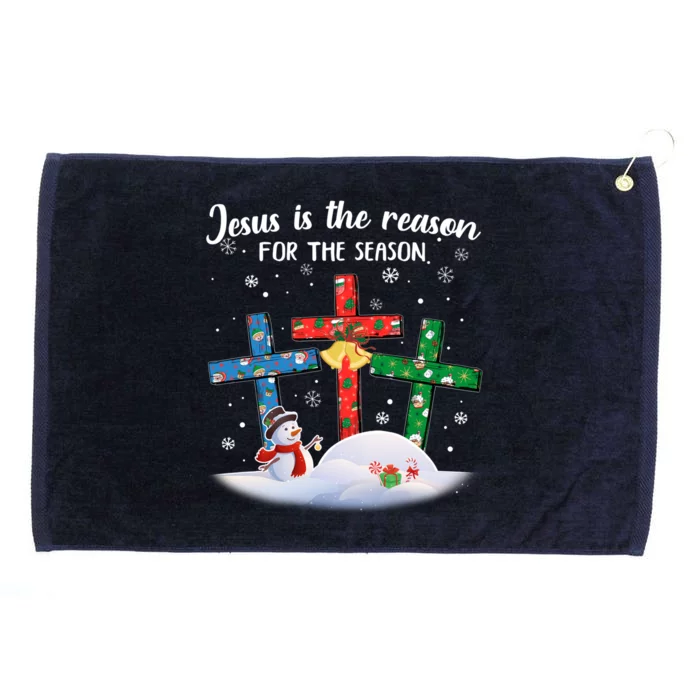 Jesus Is The Reason For The Season Christian Christmas Xmas Great Gift Grommeted Golf Towel