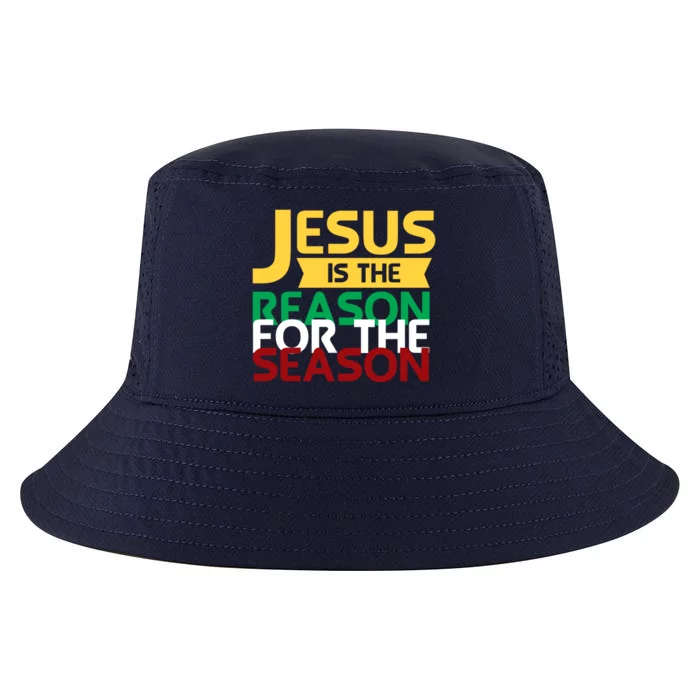 Jesus Is The Reason For The Season Christian Christmas Xmas Funny Gift Cool Comfort Performance Bucket Hat