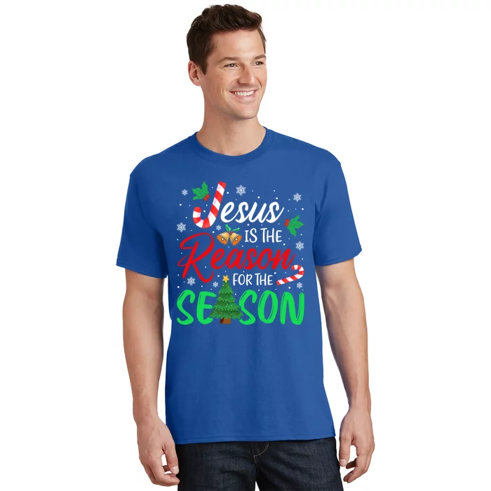 Jesus Is The Reason For The Season Christian Christmas Xmas Cute Gift T-Shirt