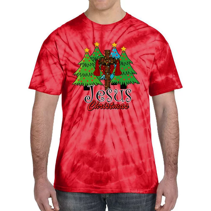 Jesus Is The Reason For The Season Christian Christmas Xmas Tie-Dye T-Shirt