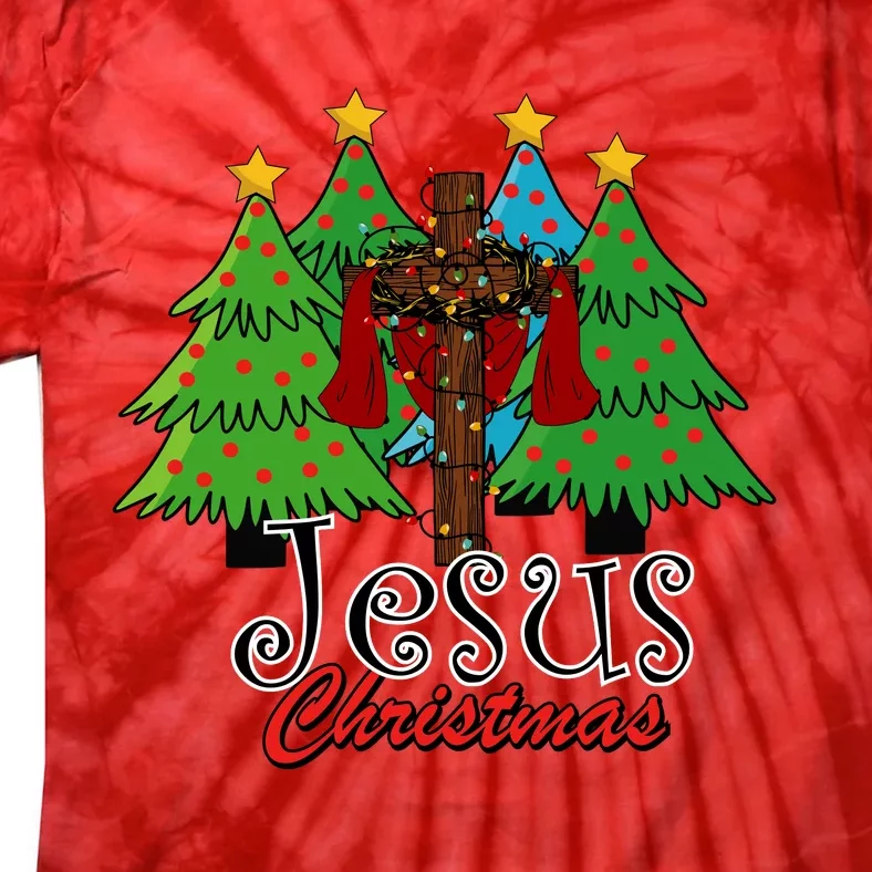 Jesus Is The Reason For The Season Christian Christmas Xmas Tie-Dye T-Shirt