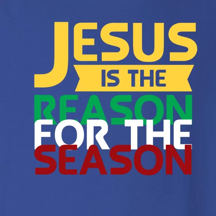 Jesus Is The Reason For The Season Christian Christmas Xmas Gift Toddler Long Sleeve Shirt