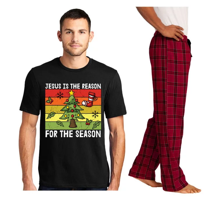 Jesus Is The Reason For The Season Christmas Christian Faith Meaningful Gift Pajama Set