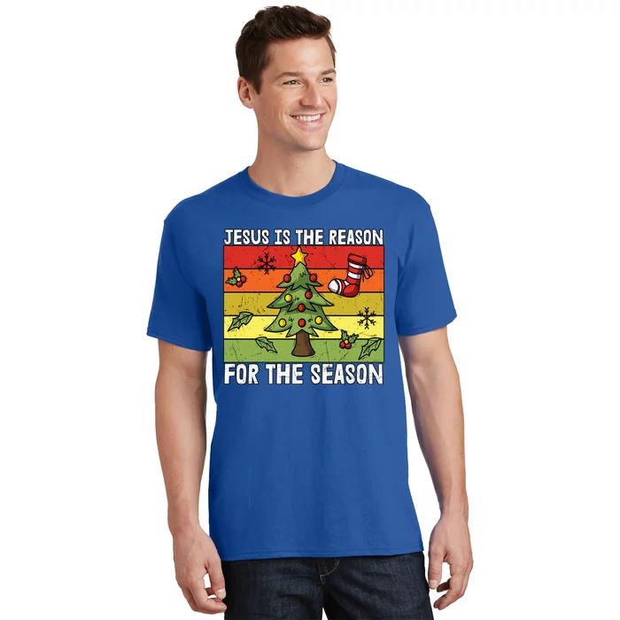 Jesus Is The Reason For The Season Christmas Christian Faith Meaningful Gift T-Shirt