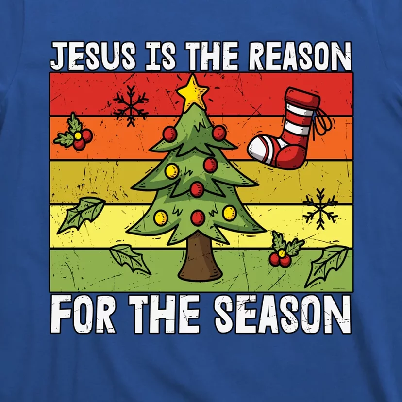 Jesus Is The Reason For The Season Christmas Christian Faith Meaningful Gift T-Shirt