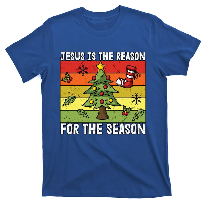 Jesus Is The Reason For The Season Christmas Christian Faith Meaningful Gift T-Shirt