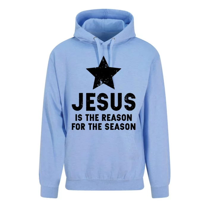 Jesus Is The Reason For The Season Christian Christmas Xmas Unisex Surf Hoodie