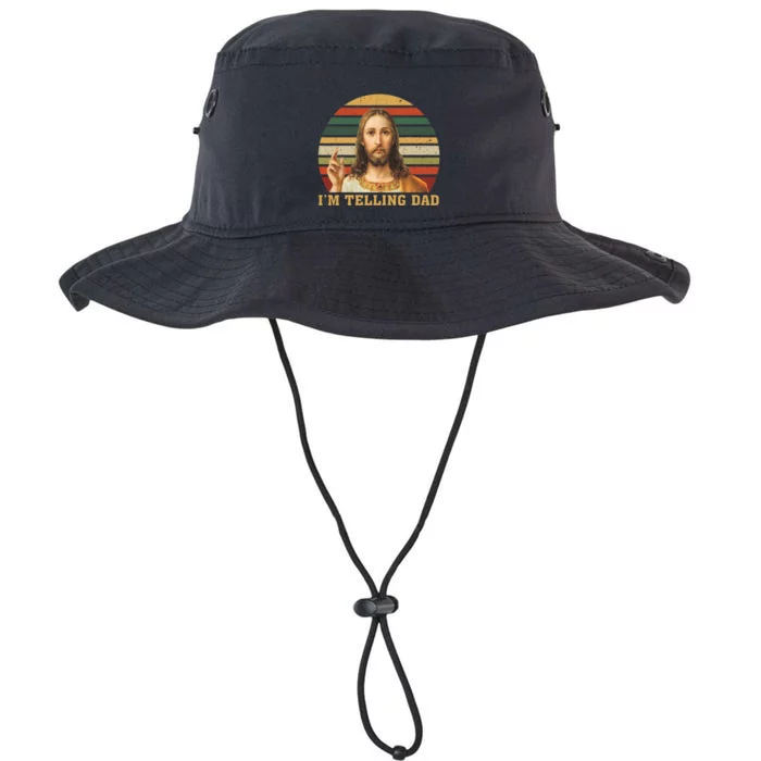 Jesus IM Telling Dad Legacy Cool Fit Booney Bucket Hat