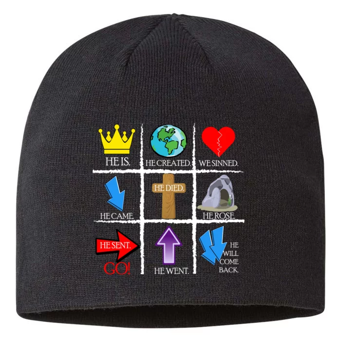 Jesus Is The Way Christian Signs 8 1/2in Sustainable Knit Beanie