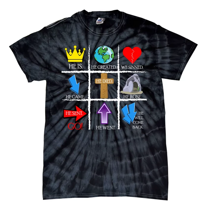 Jesus Is The Way Christian Signs Tie-Dye T-Shirt