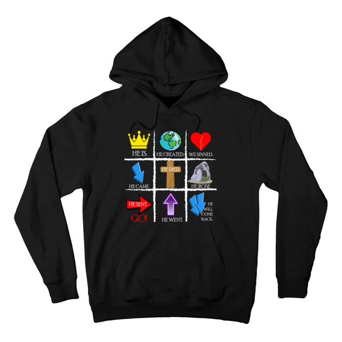 Jesus Is The Way Christian Signs Tall Hoodie