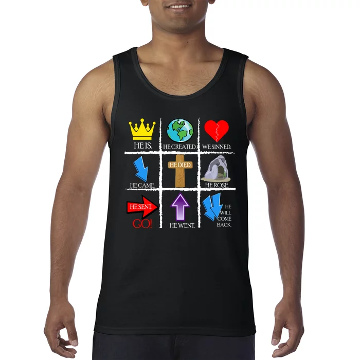 Jesus Is The Way Christian Signs Tank Top