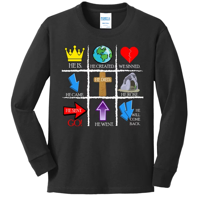 Jesus Is The Way Christian Signs Kids Long Sleeve Shirt