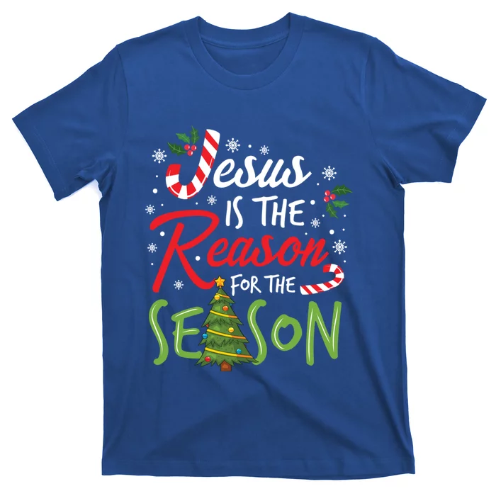 Jesus Is The Reason For The Season Christmas Christian Gift T-Shirt