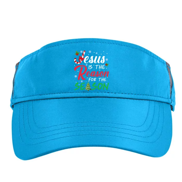 Jesus Is The Reason For The Season Christmas Funny Christian Gift Adult Drive Performance Visor