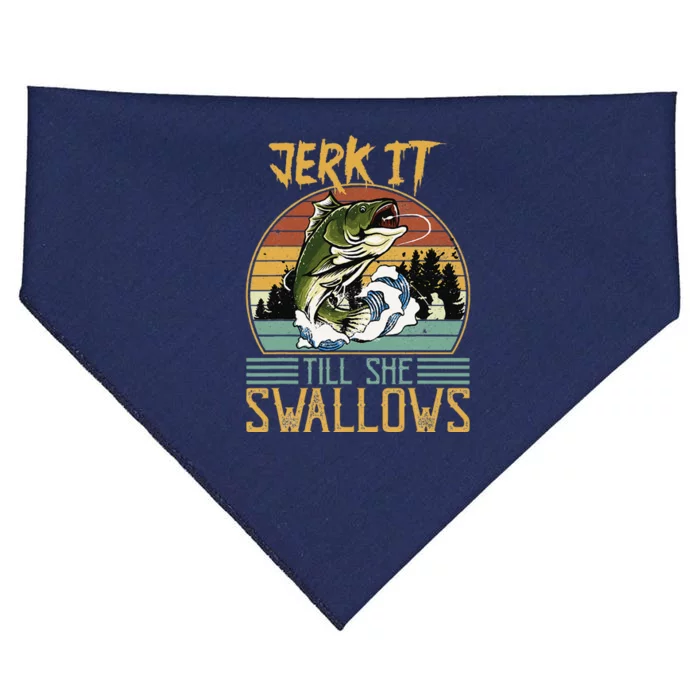 Jerk It Till She Swallows USA-Made Doggie Bandana