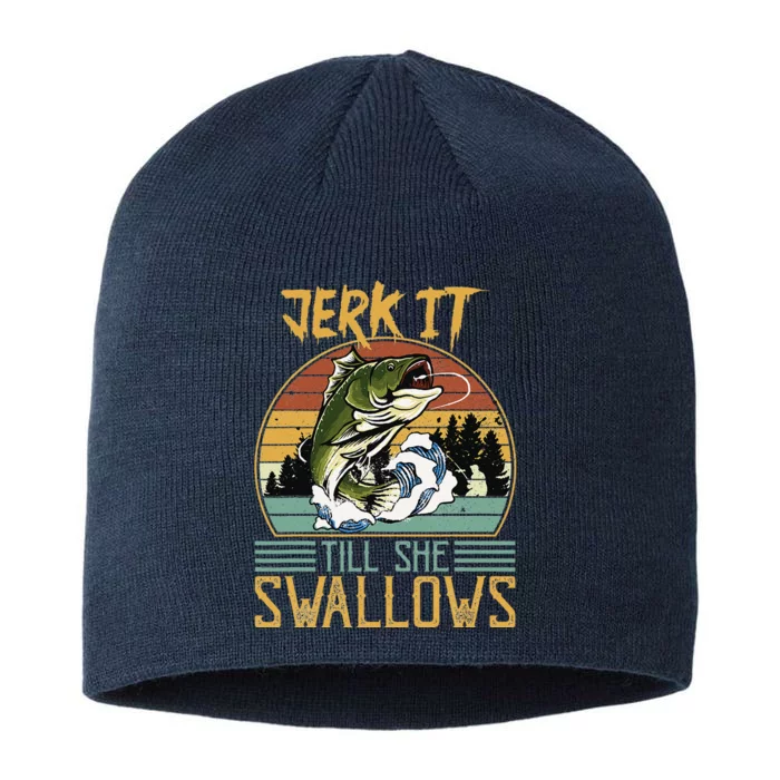 Jerk It Till She Swallows 8 1/2in Sustainable Knit Beanie