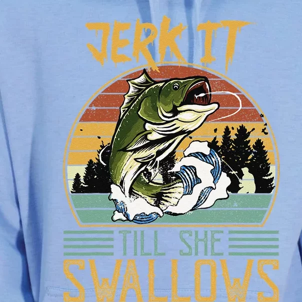 Jerk It Till She Swallows Unisex Surf Hoodie