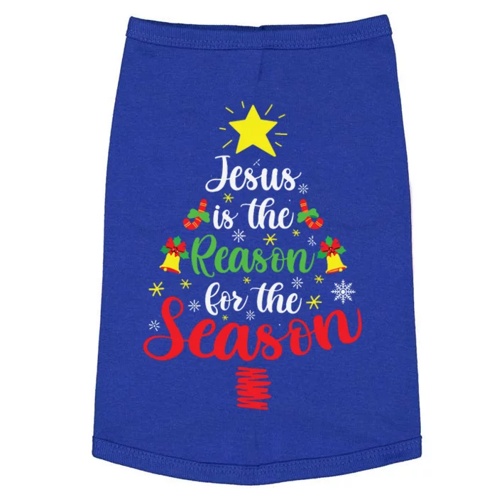 Jesus Is The Reason For The Season Christmas Family Matching Doggie Tank