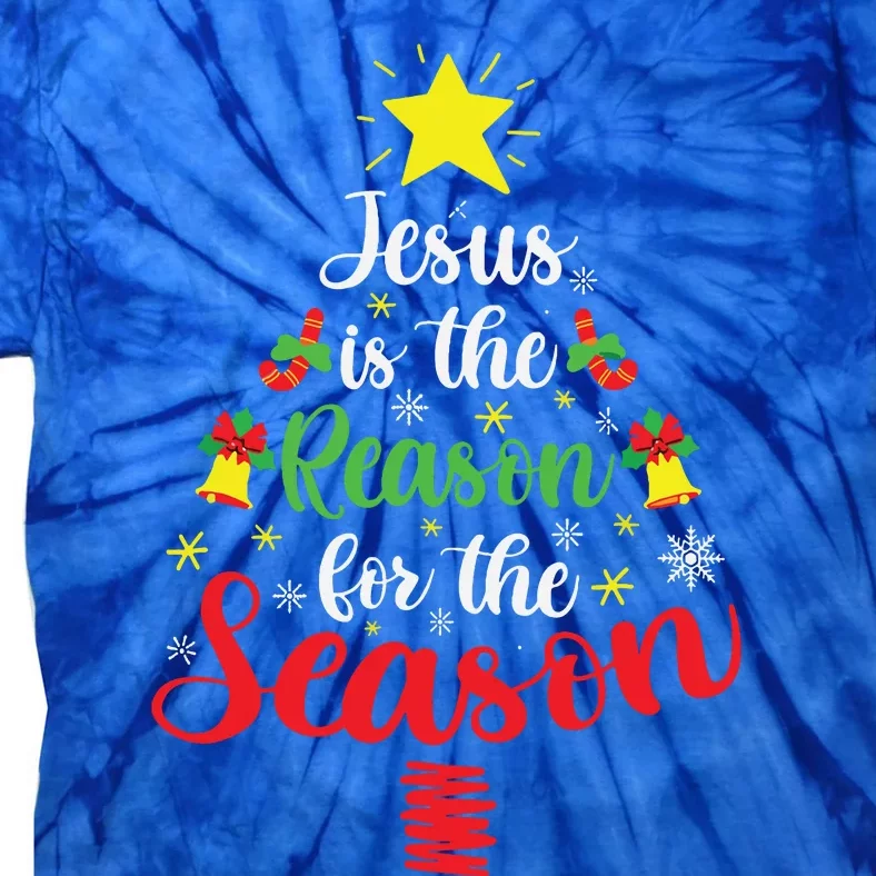 Jesus Is The Reason For The Season Christmas Family Matching Tie-Dye T-Shirt